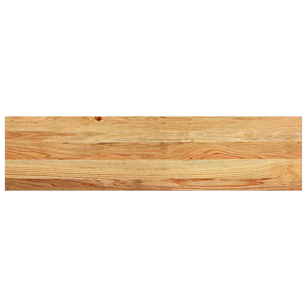 Tapetes de escada 4 pcs 100x25x2 cm carvalho castanho-claro