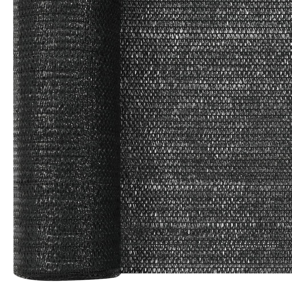 Rede de ocultação para privacidade pead 75 g/m² 1,2x10 m preto