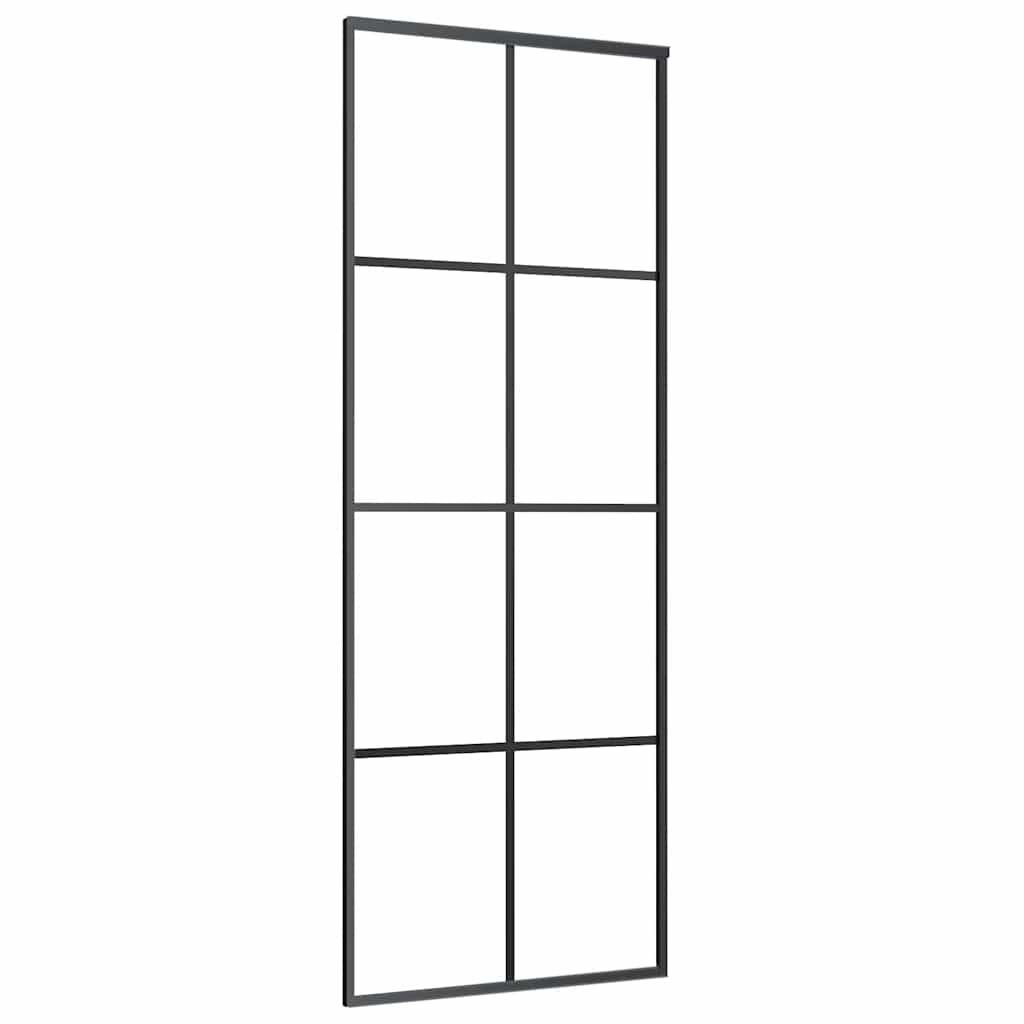 Porta deslizante c/ conj. ferragens 76x205cm vidro esg/alumínio