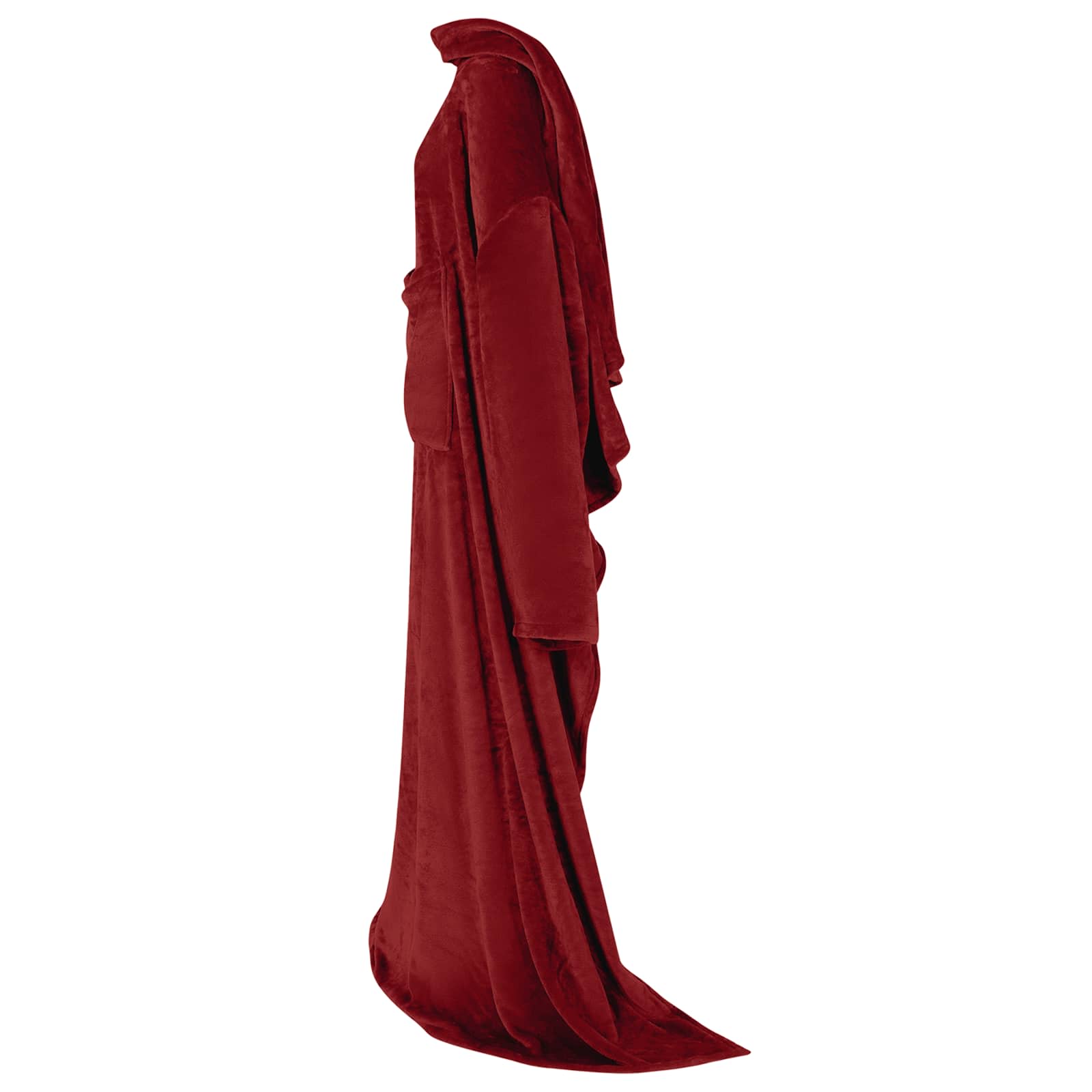 Sweatshirt manta vermelho bordeaux f flanela