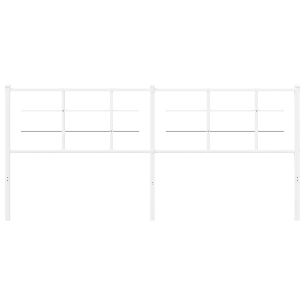 Cabeceira de substituição 200 cm metal branco