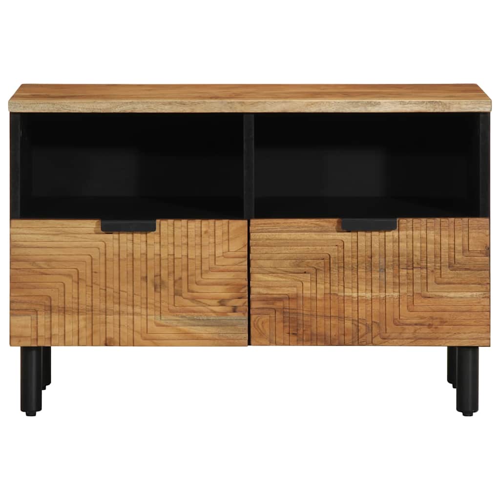 Móvel para TV 70x33x46 cm em madeira maciça de acácia