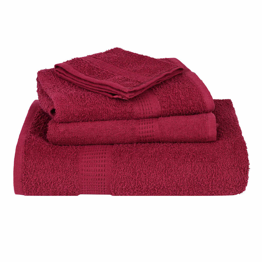 Toalhas frogn 10 pcs 100x200 cm 360 g/m² bordéus
