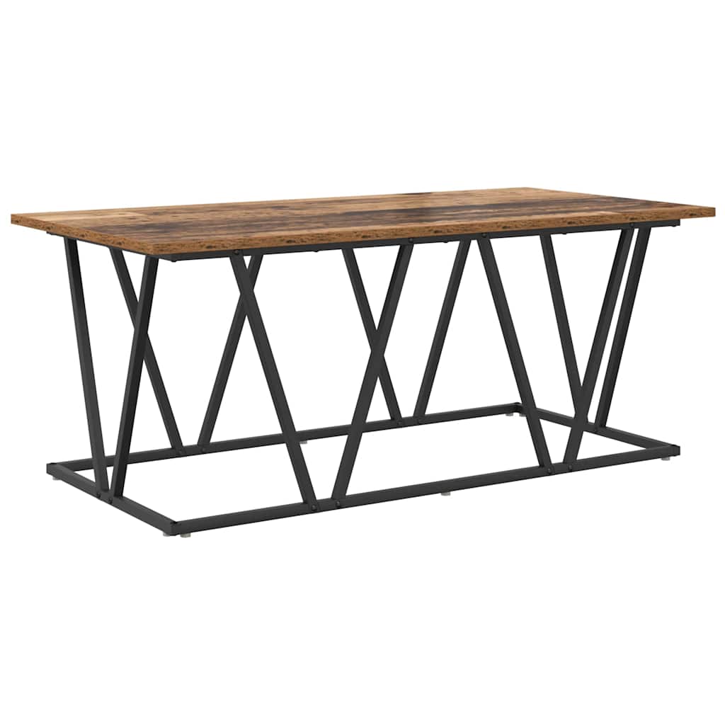 Mesa de centro madeira antiga 100 x 50 x 40 cm