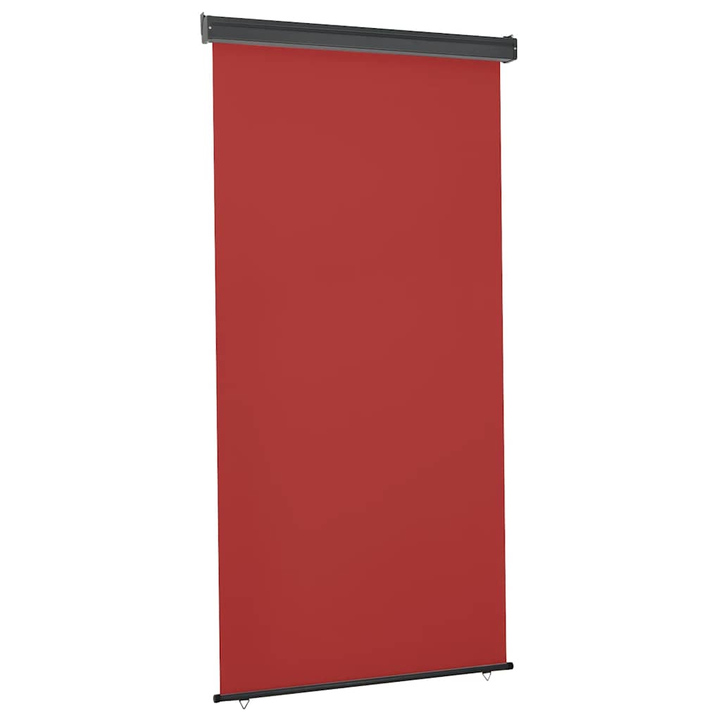 Toldo lateral para varanda 125x250 cm vermelho