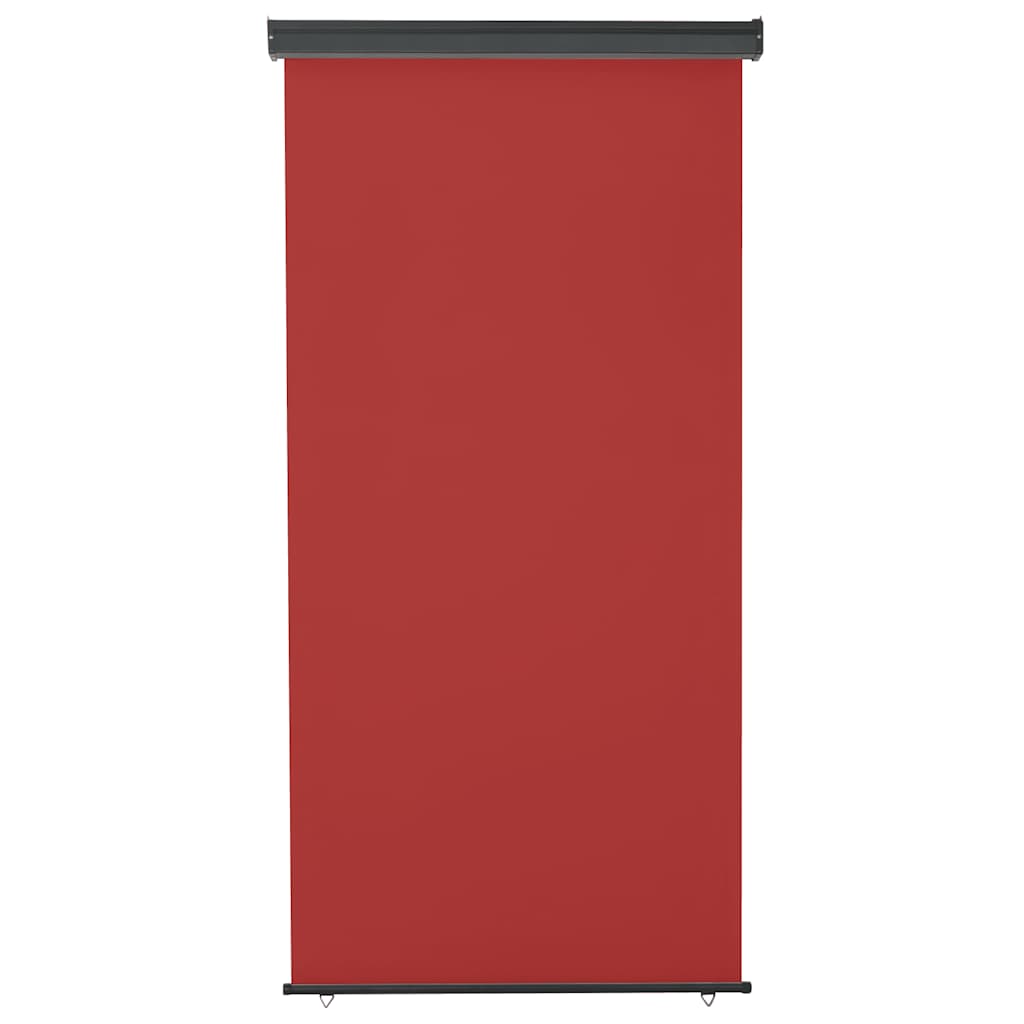 Toldo lateral para varanda 125x250 cm vermelho