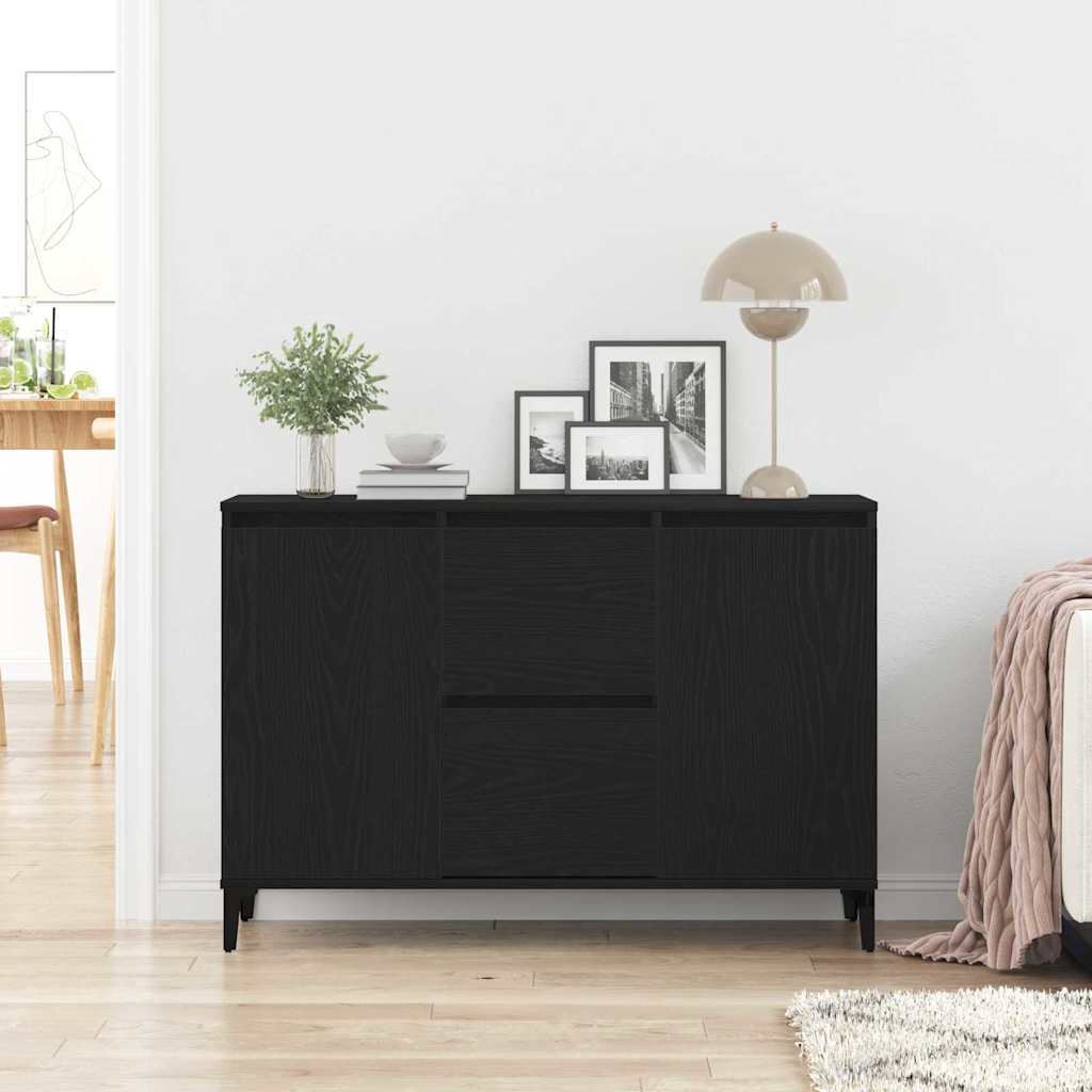 Buffet carvalho preto 104 x 35 x 70 cm derivados de madeira
