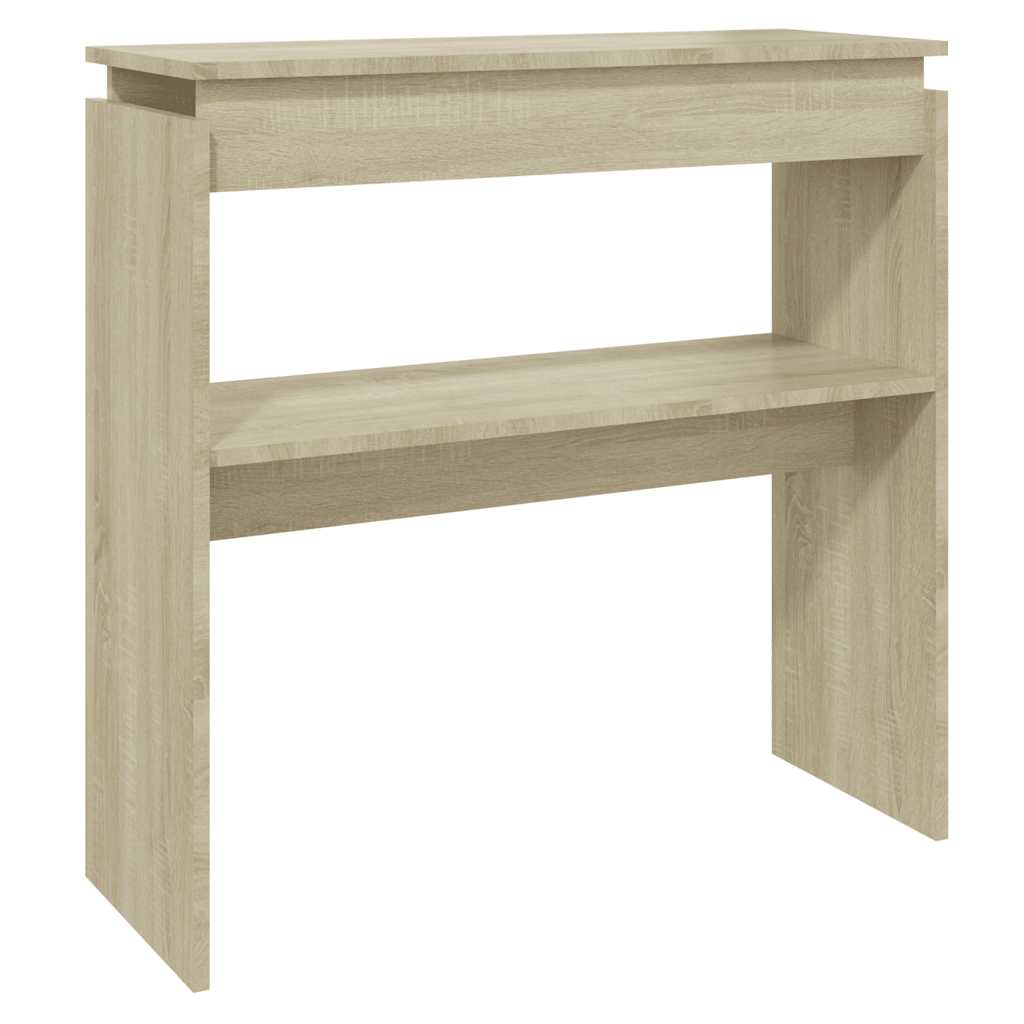 Mesa consola 80x30x80 cm derivados de madeira carvalho sonoma