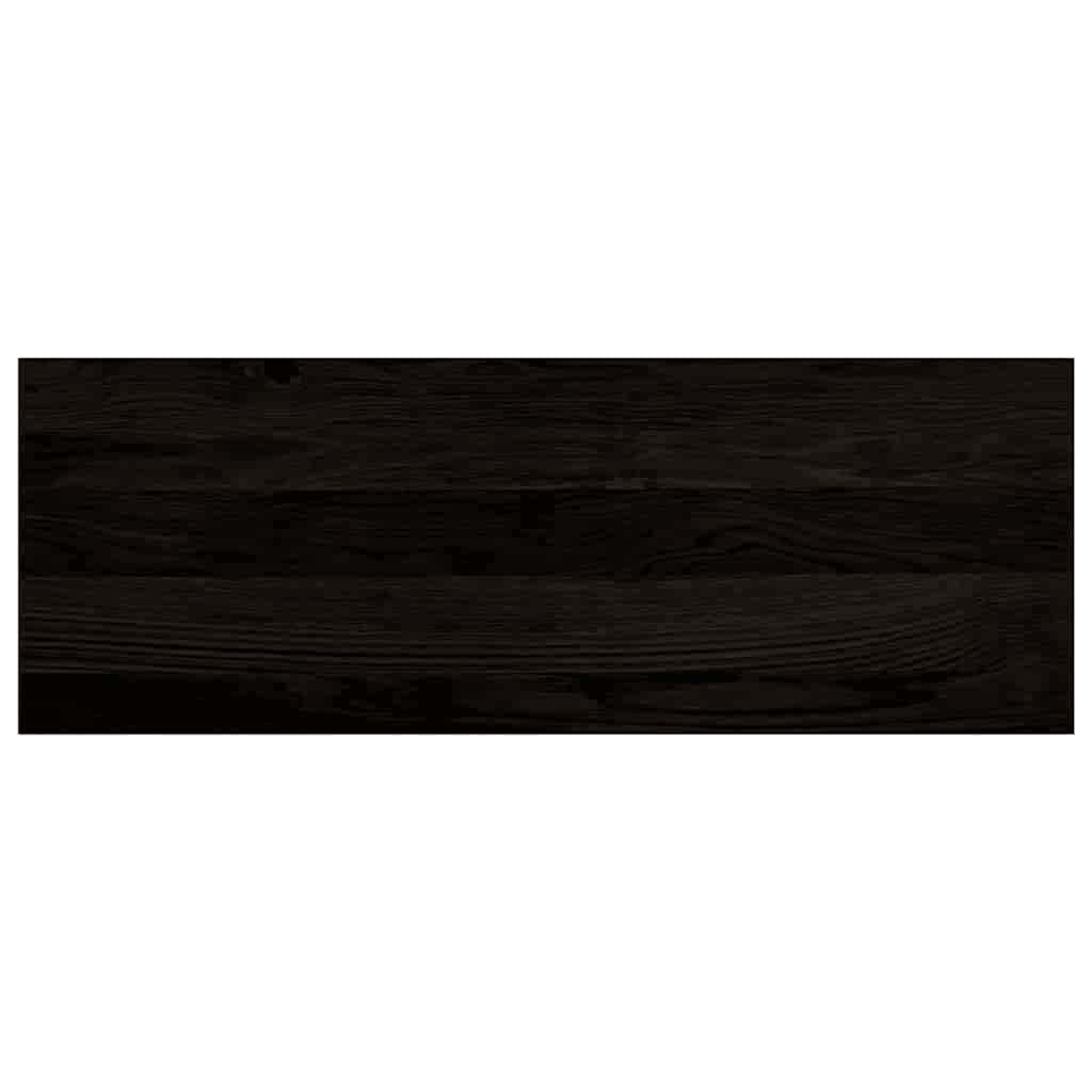 Tapetes de escada 16 pcs 70x25x2 cm carvalho castanho-preto