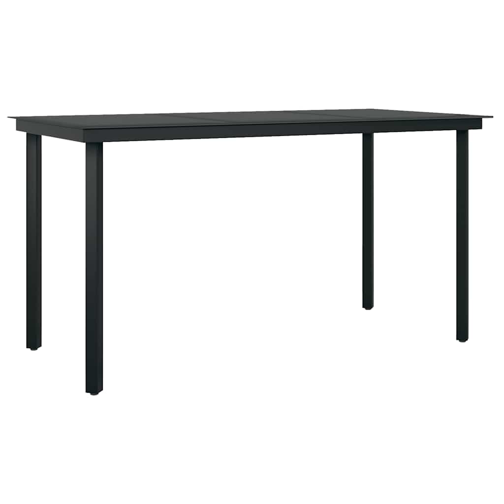 5 Pcs conjunto de jantar p/ jardim c/ almofadões vime PE preto