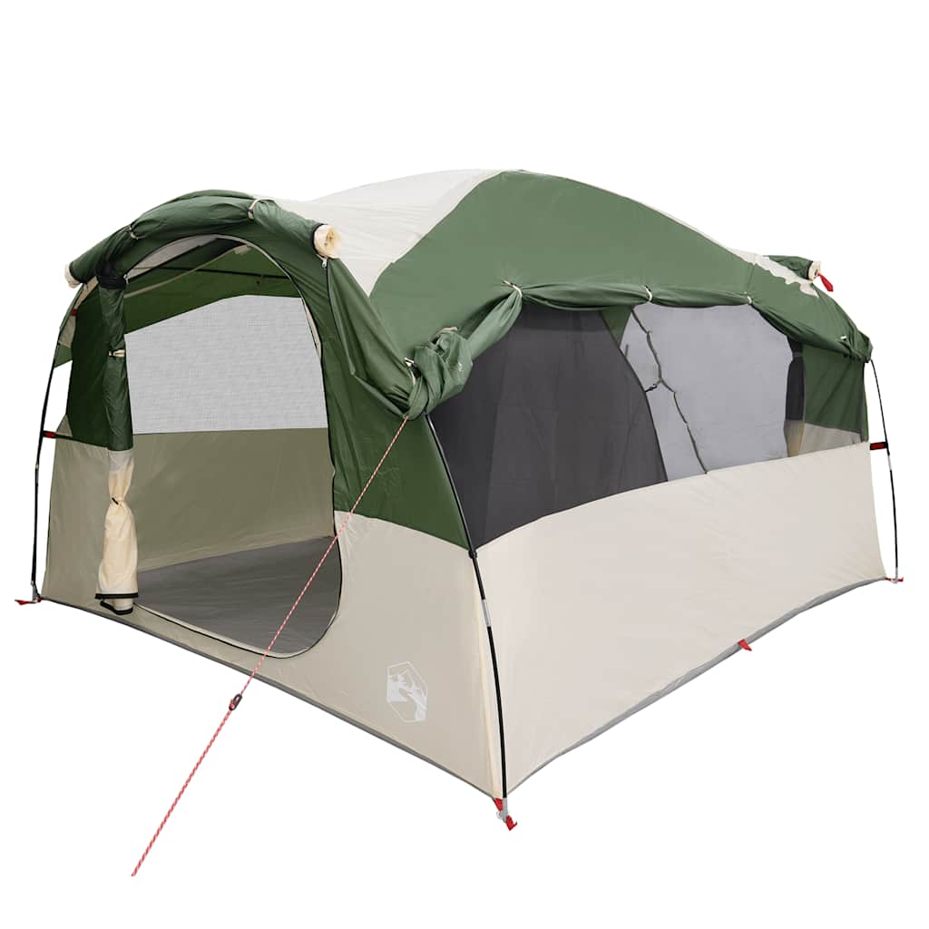 Tenda familiar túnel para 6 pessoas resistente à água verde
