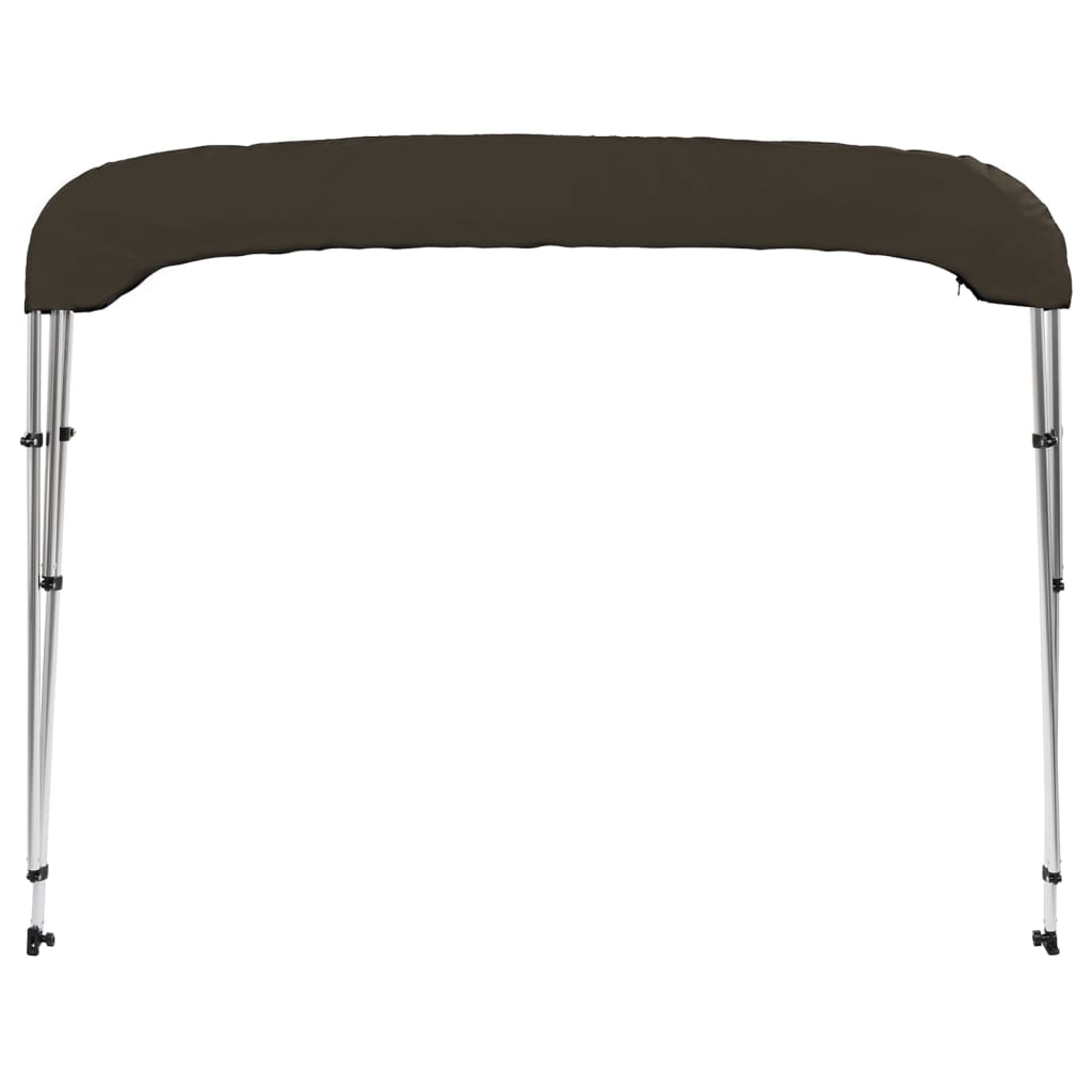 Toldo de 3 arcos bimini 183x140x137 cm preto
