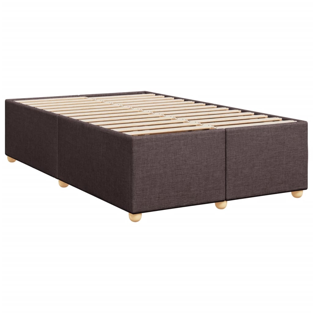 Estrutura de cama sem colchão 120x190cm castanho escuro