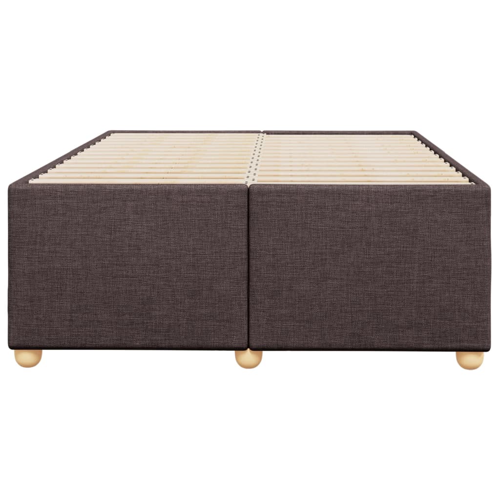 Estrutura de cama sem colchão 120x190cm castanho escuro