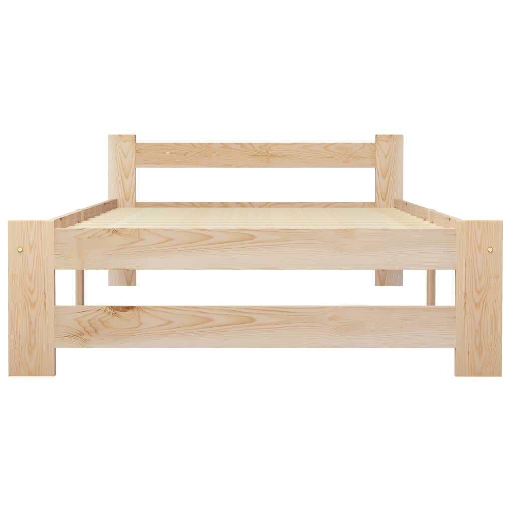 Estrutura de cama 90x200 cm pinho maciço