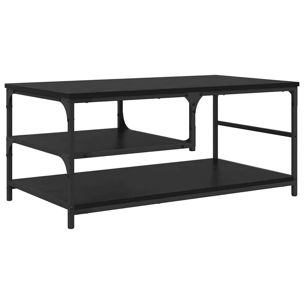 Mesa de centro carvalho preto 90 x 49 x 40 cm