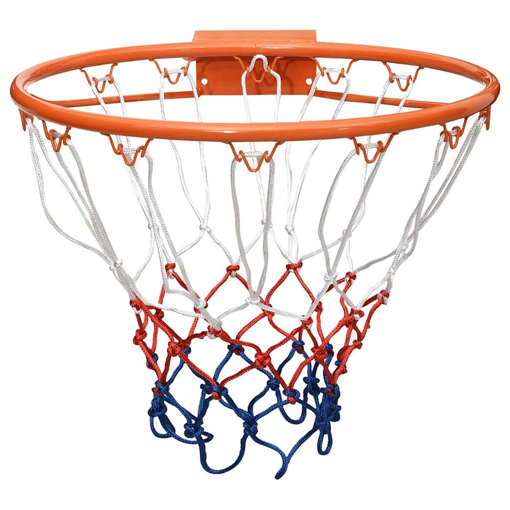 Cesto de basquetebol 39 cm aço laranja