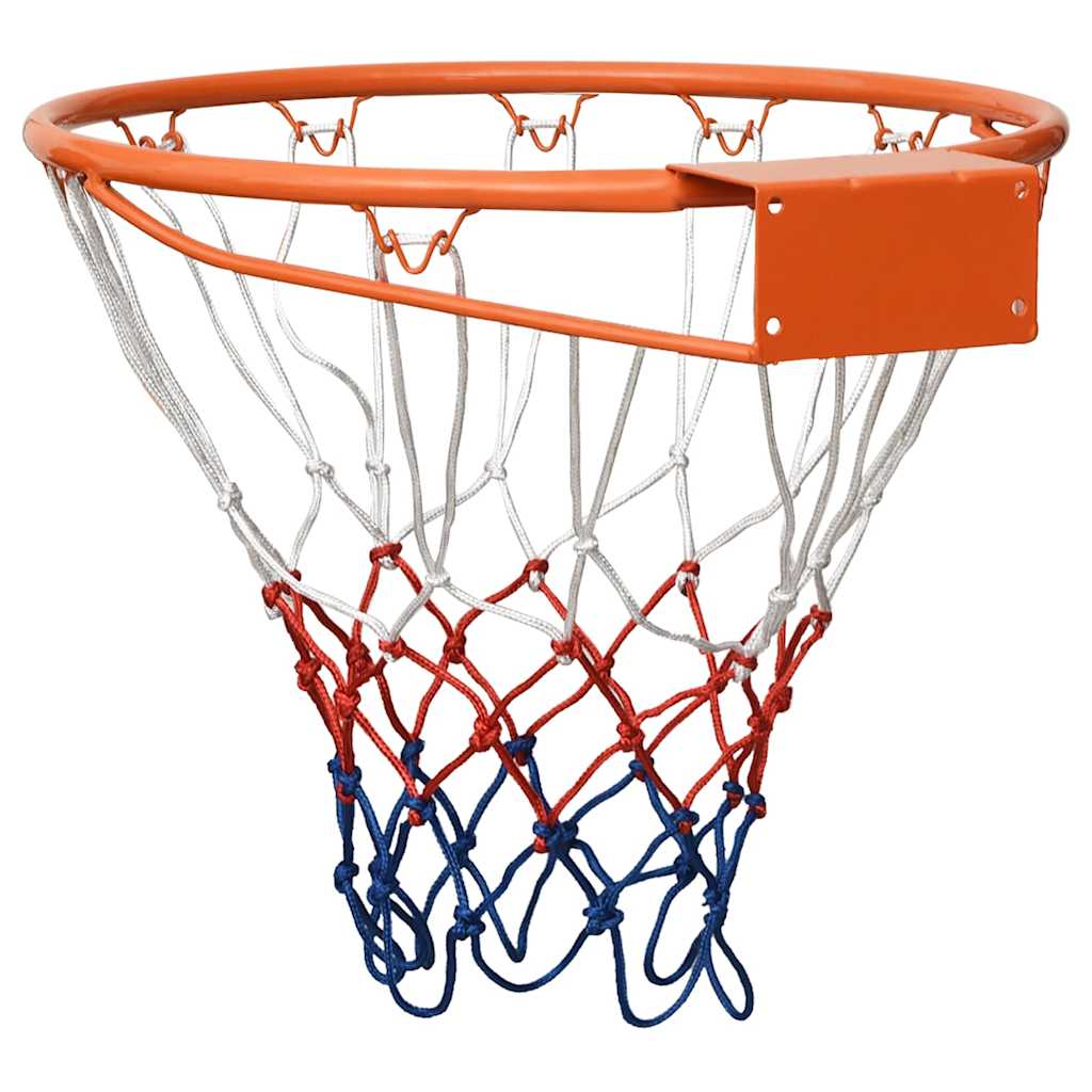 Cesto de basquetebol 39 cm aço laranja