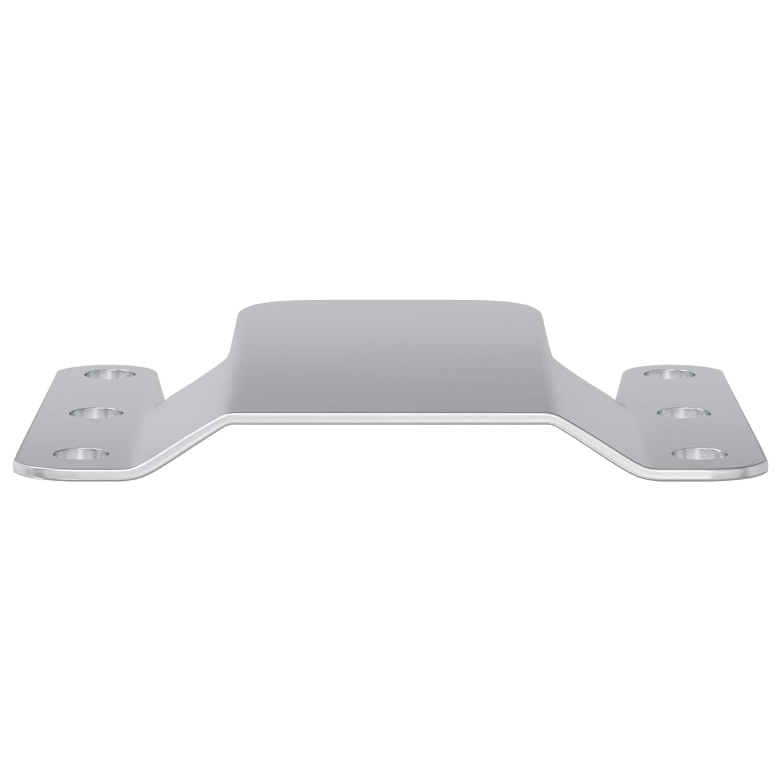 Suporte de montagem flush 419 prateado 75 x 66 x 1,4 mm aço