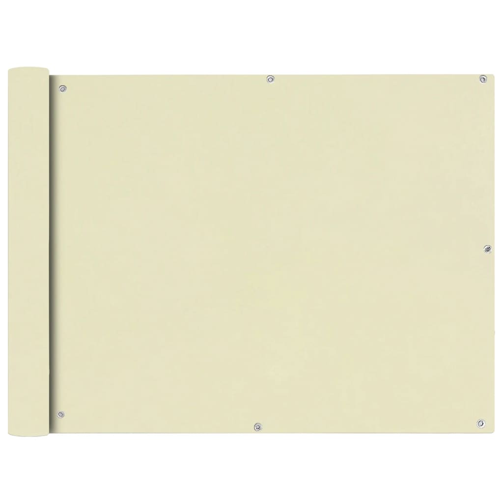 Tela varanda tecido oxford 90x400 cm creme