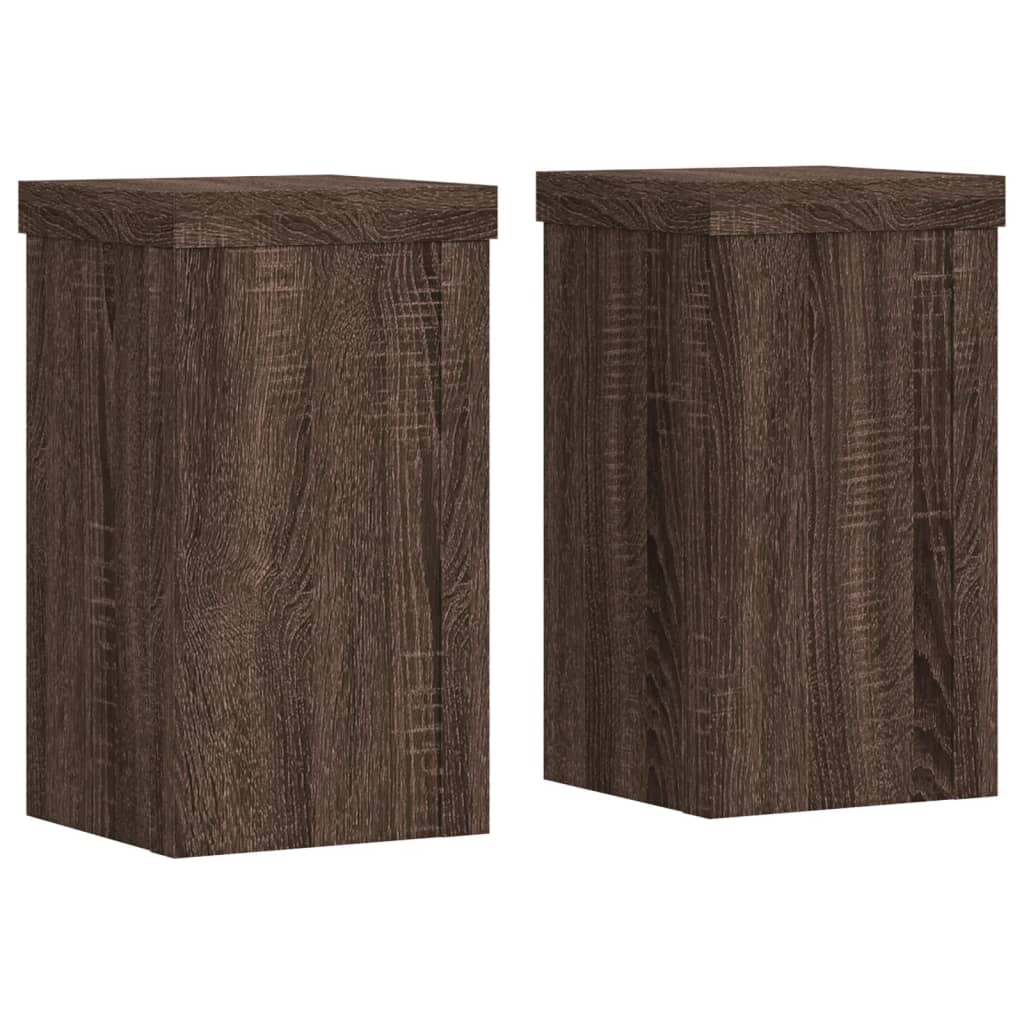 Suportes p/ plantas 2 pcs 10x10x18 cm derivados madeira