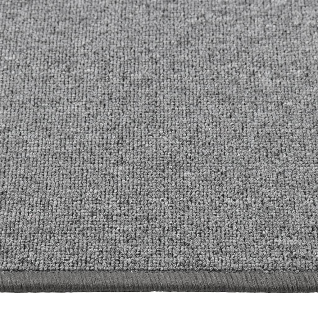 Tapete/passadeira 80x150 cm cinzento-escuro