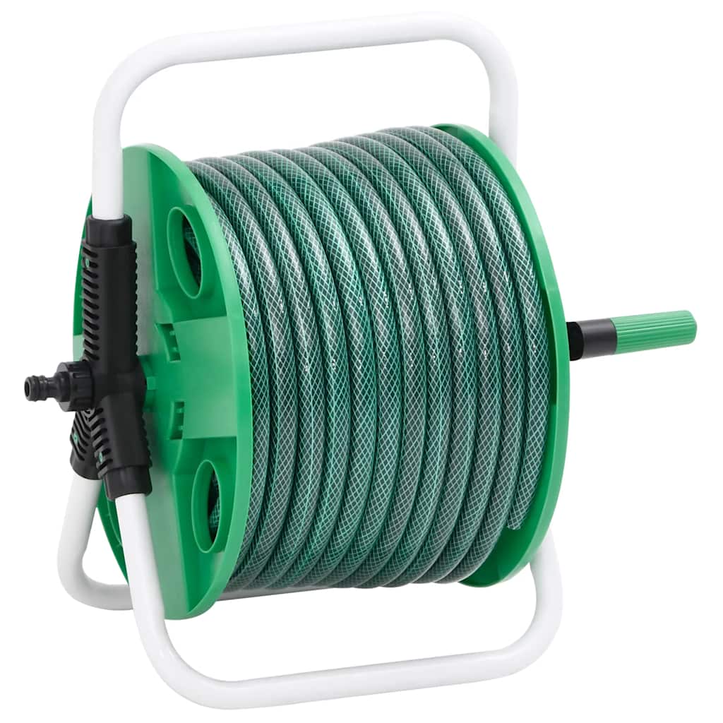 Enrolador de pé c/ conj. de encaixe de mangueira 0,5" 30 m PVC