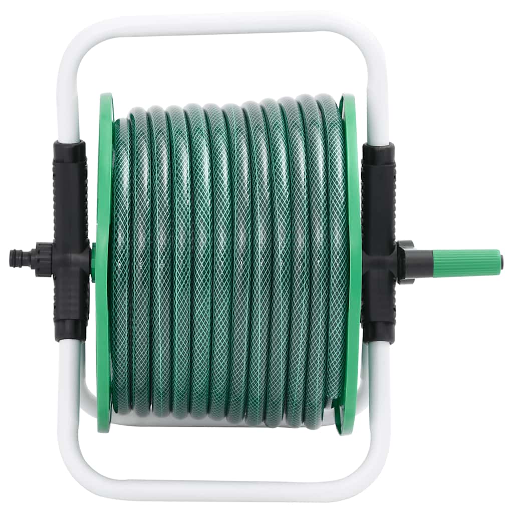 Enrolador de pé c/ conj. de encaixe de mangueira 0,5" 30 m PVC