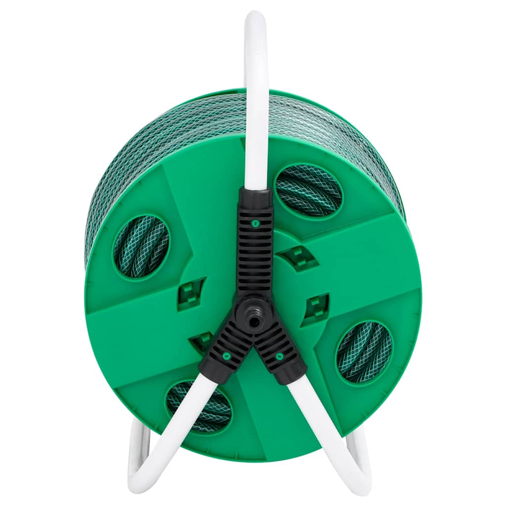 Enrolador de pé c/ conj. de encaixe de mangueira 0,5" 30 m PVC