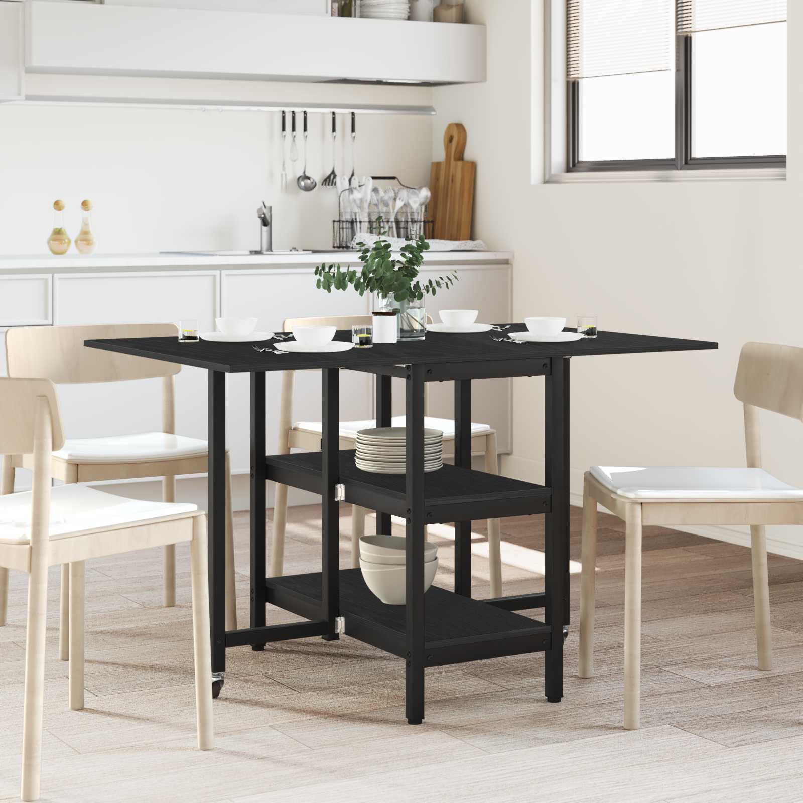 Mesa de jantar 122 x 80 x 76,5 cm derivados de madeira