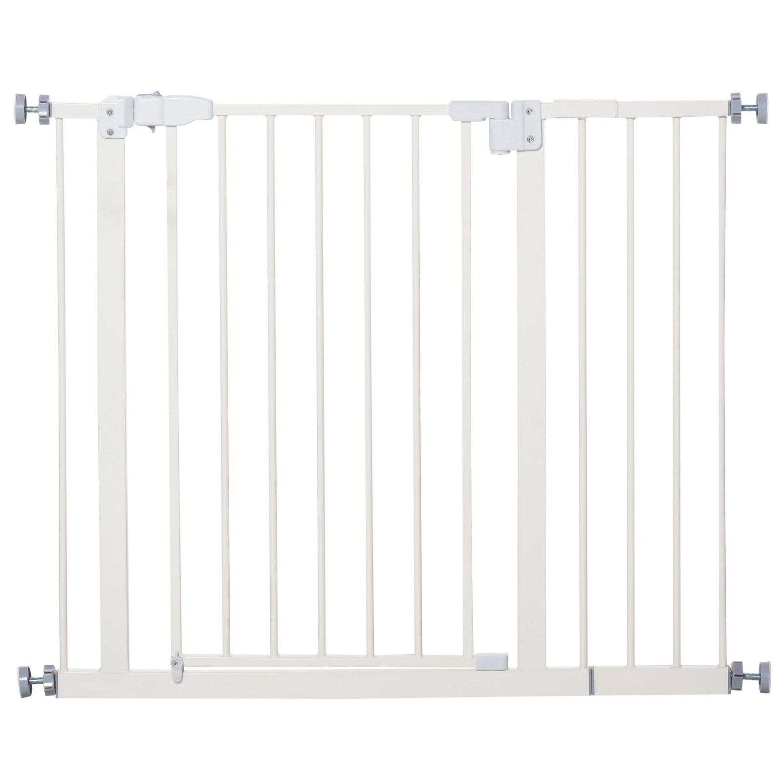 Barreira de Segurança para Animais de Estimação Cães com Extensão de 17,5 cm Sistema de Fechamento Automático 74-97,5x76,2 cm Br