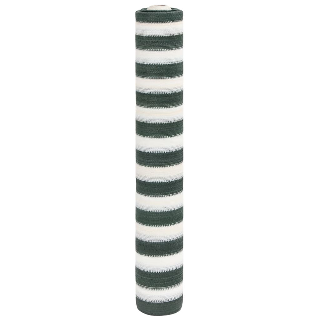 Rede ocultação p/ privacidade pead 195g/m² 1,5x25m verde branco
