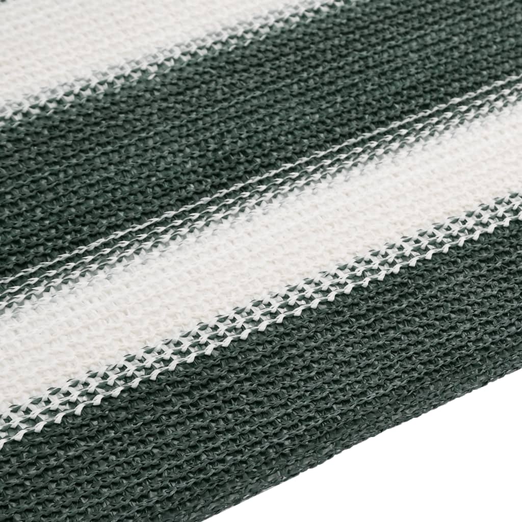 Rede ocultação p/ privacidade pead 195g/m² 1,5x25m verde branco