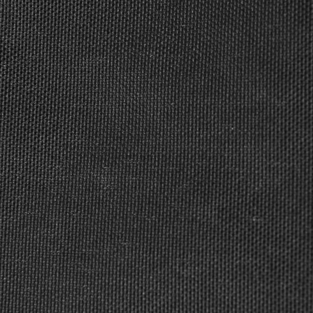 Para-sol estilo vela tecido oxford triangular 5x7x7 m antracite