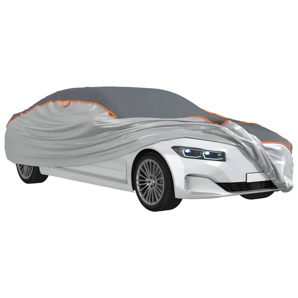 Cobertura carro p/ sedan proteção de granizo xxl cinza/prateado