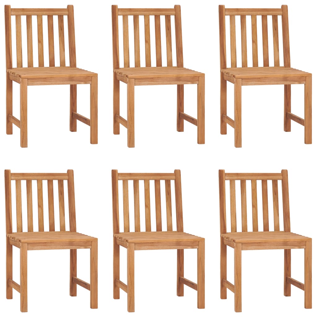 Conjunto de jantar de jardim de 7 peças 140x80 cm madeira de teca maciça