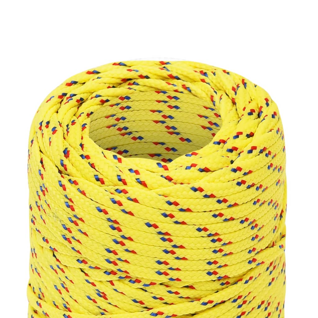 Corda de barco 2 mm 250 m polipropileno amarelo