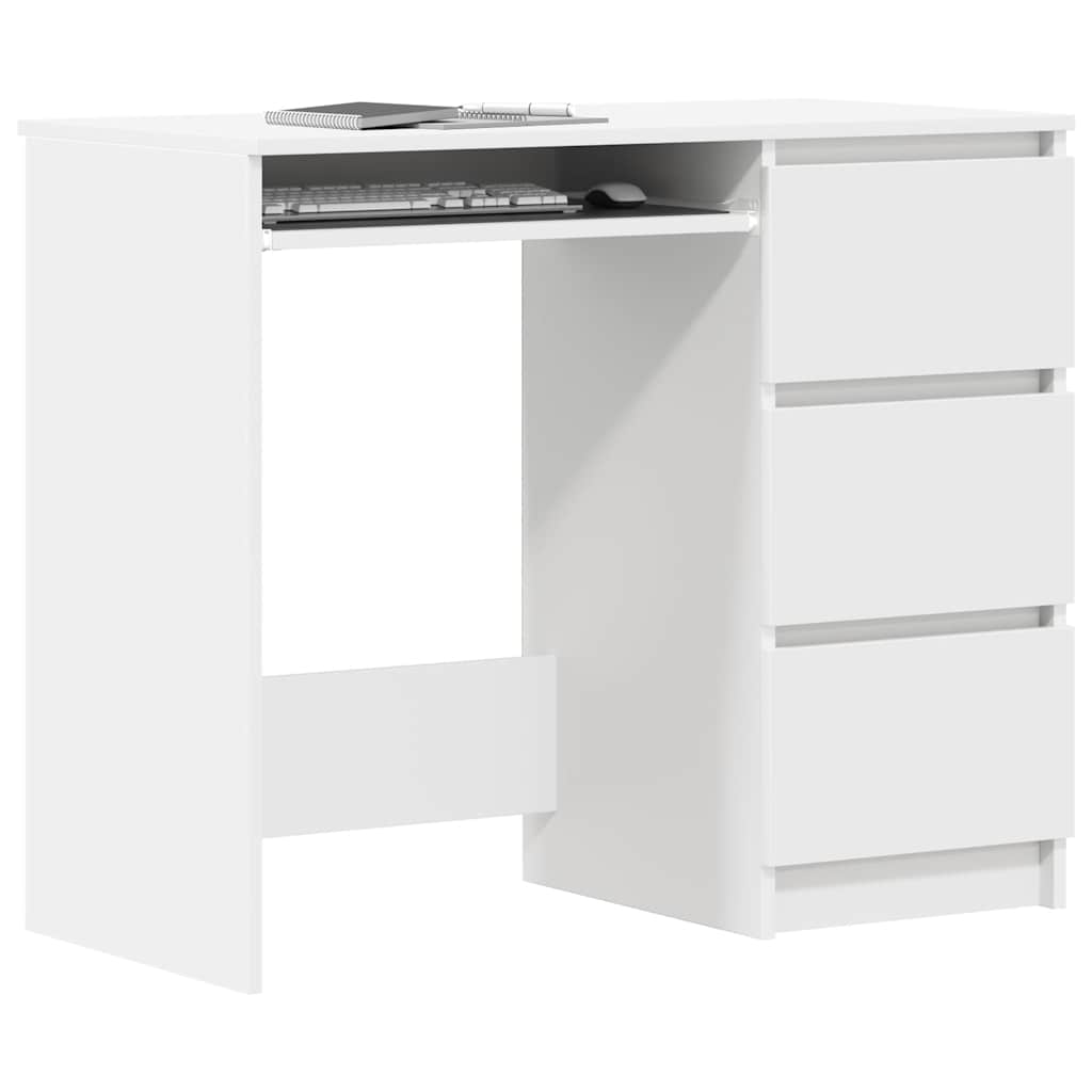 Secretária 90x45x76 cm derivados de madeira branco