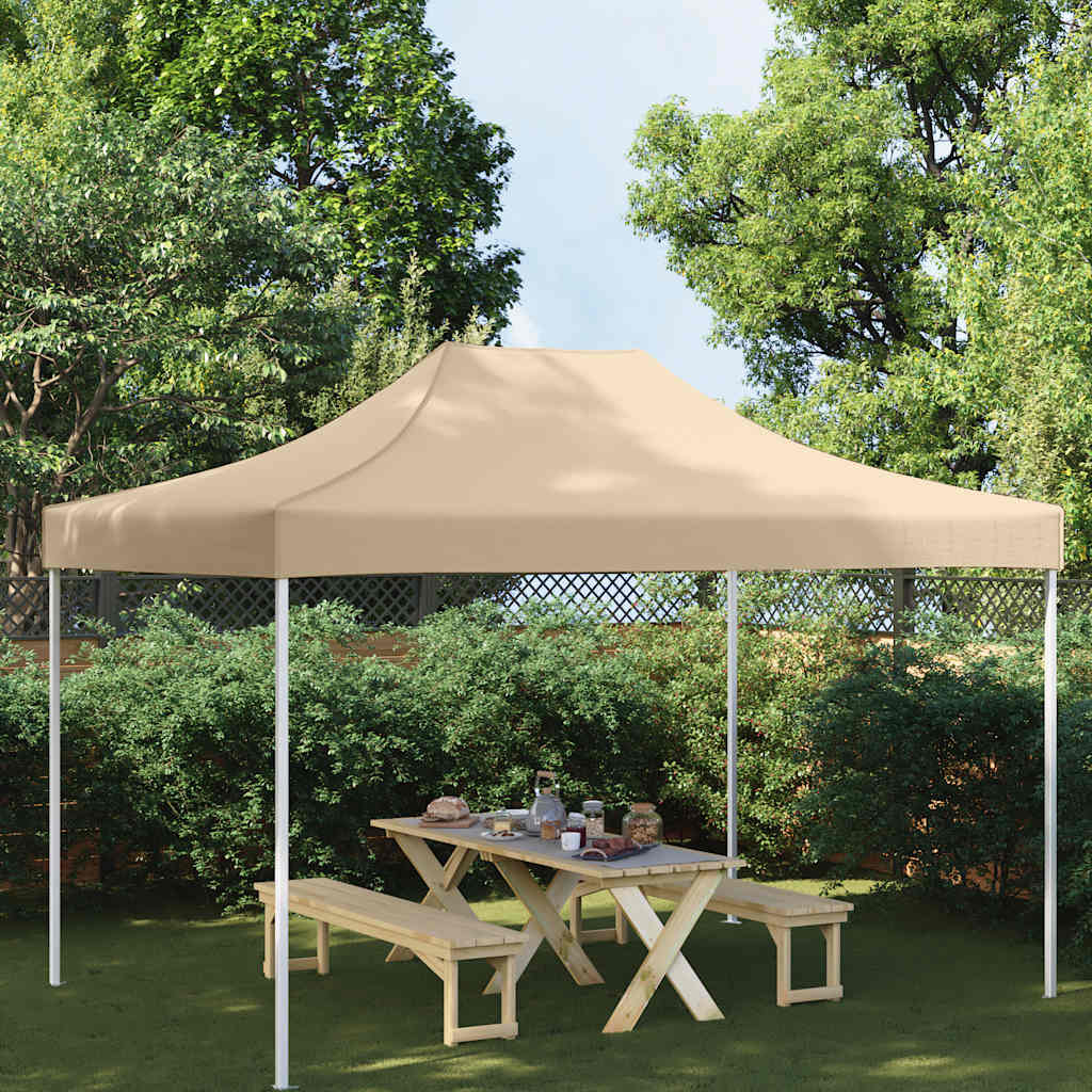 Teto para tenda de festas 4,5x3 m 270 g/m² bege