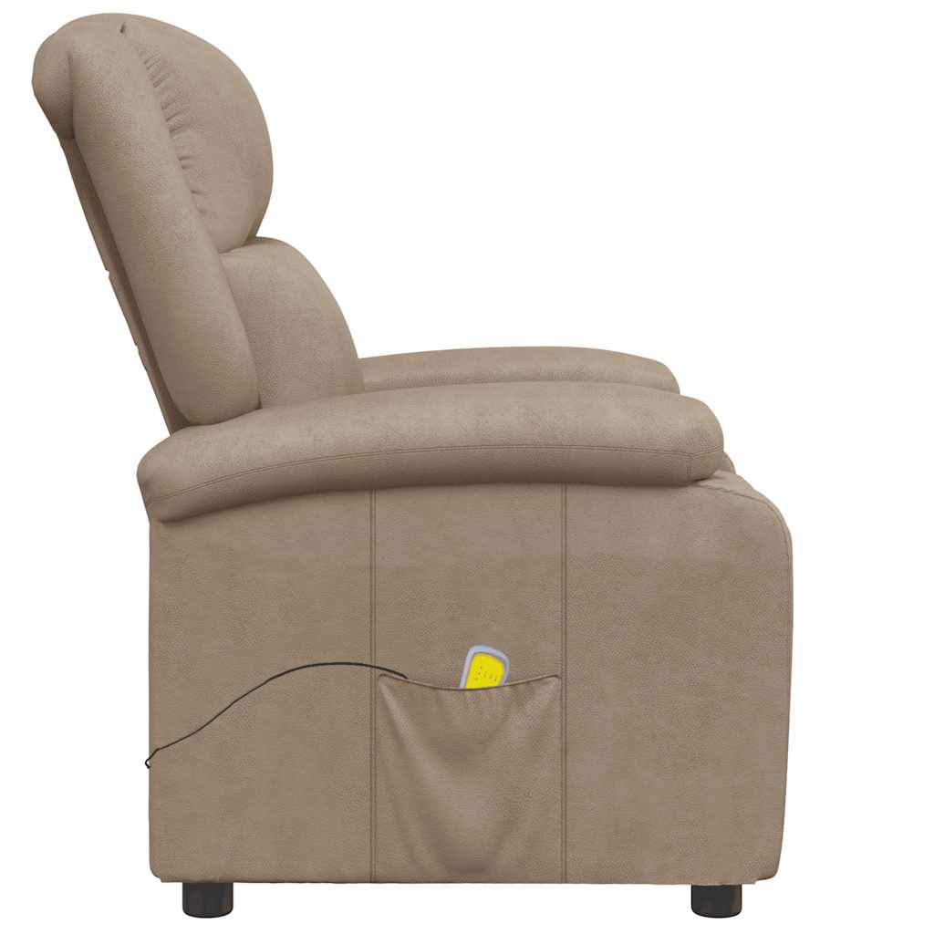 Cadeira de massagens couro artificial cappuccino