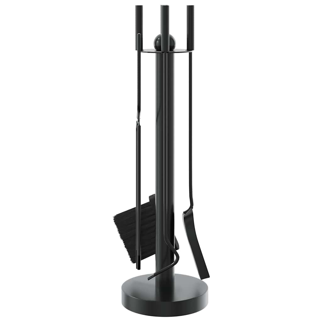Conjunto de ferramentas para lareira de 5 peças 18x56 cm aço