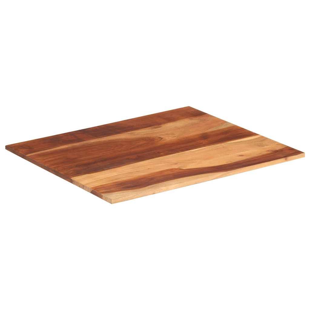 Tampo de mesa madeira de acácia maciça 15-16 mm 60x70 cm
