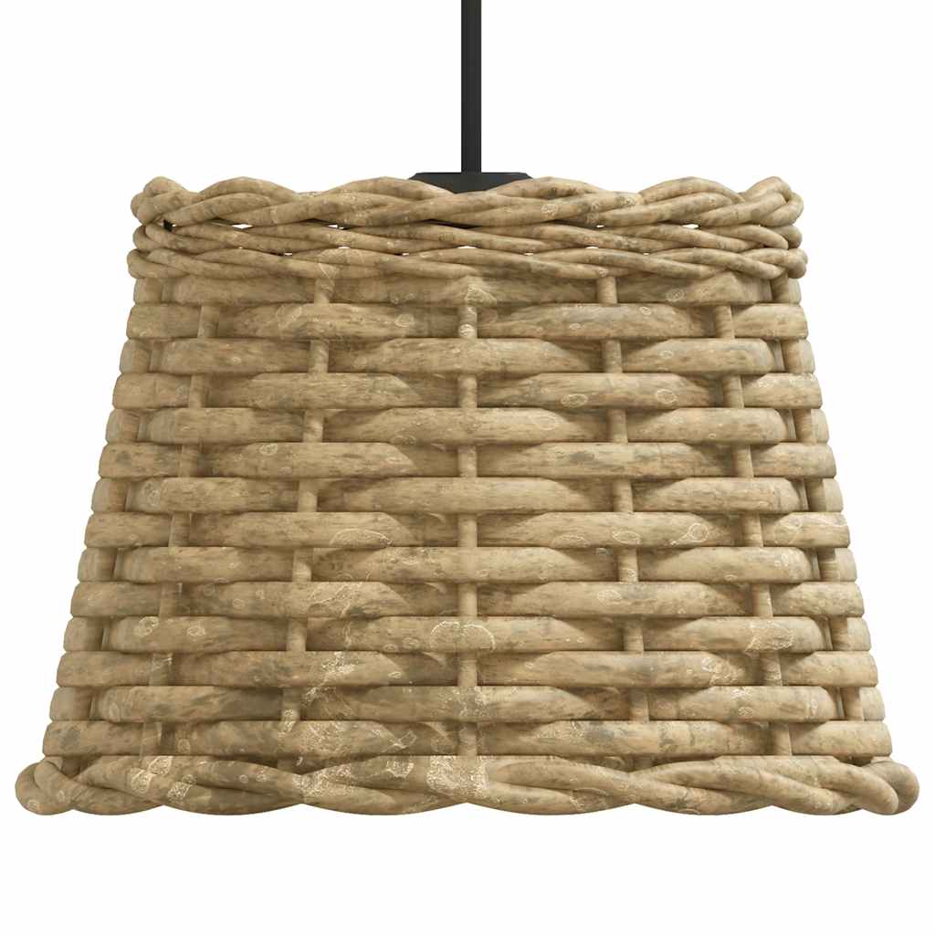 Abajur de teto ø20x15 cm vime castanho