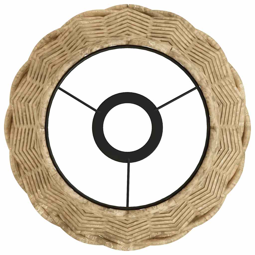 Abajur de teto ø20x15 cm vime castanho