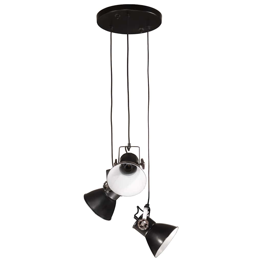 Candeeiro suspenso 25 w 30x30x100 cm e27 preto
