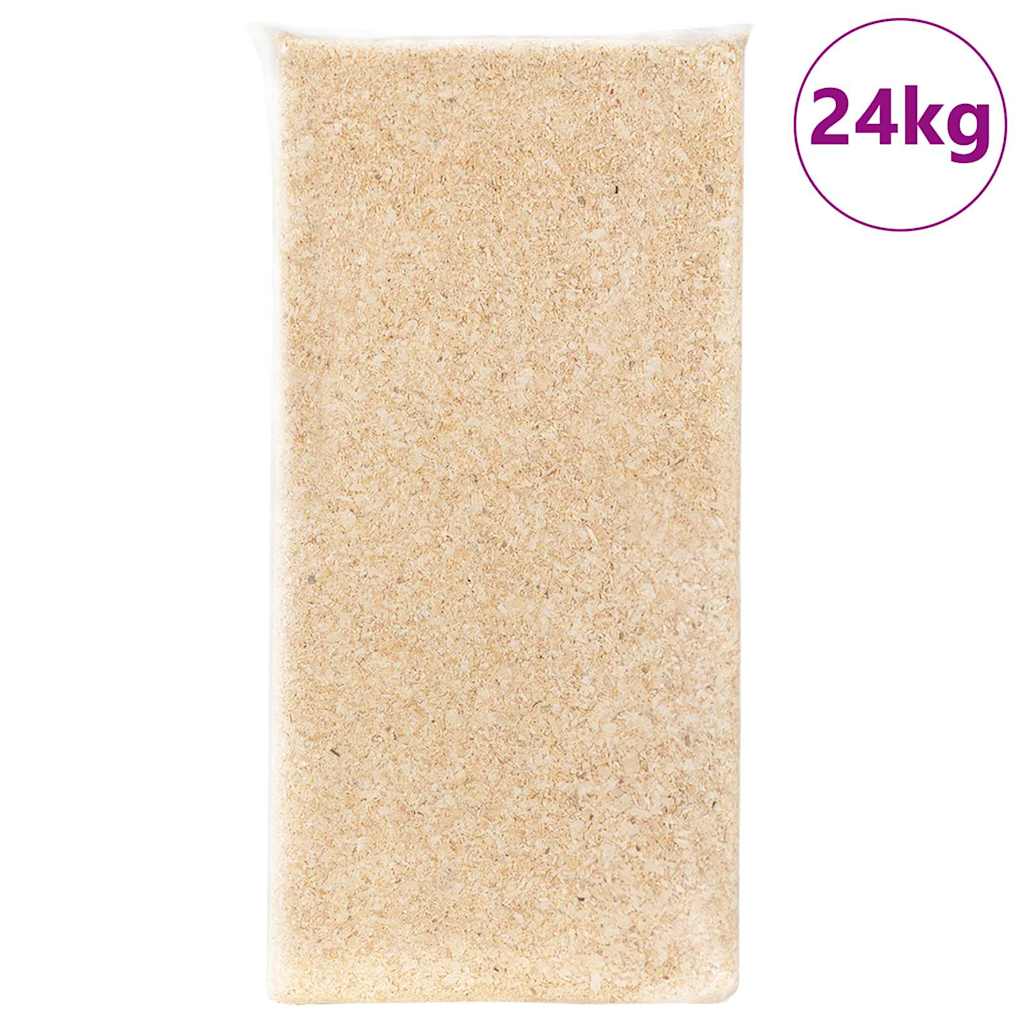 Aparas de madeira para cama de animais, madeira macia, 24 kg