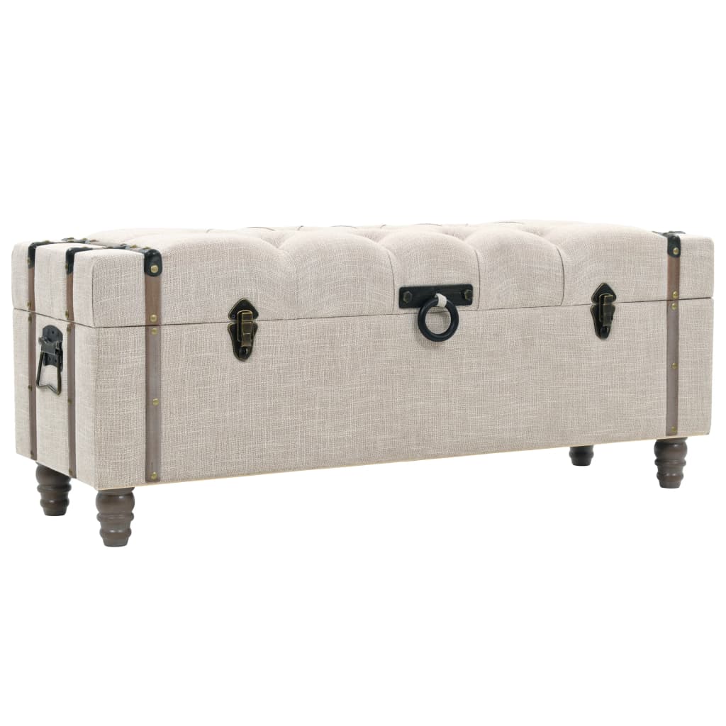 Conjunto de bancos de arrumação 3 pcs madeira e aço 112x37x45cm