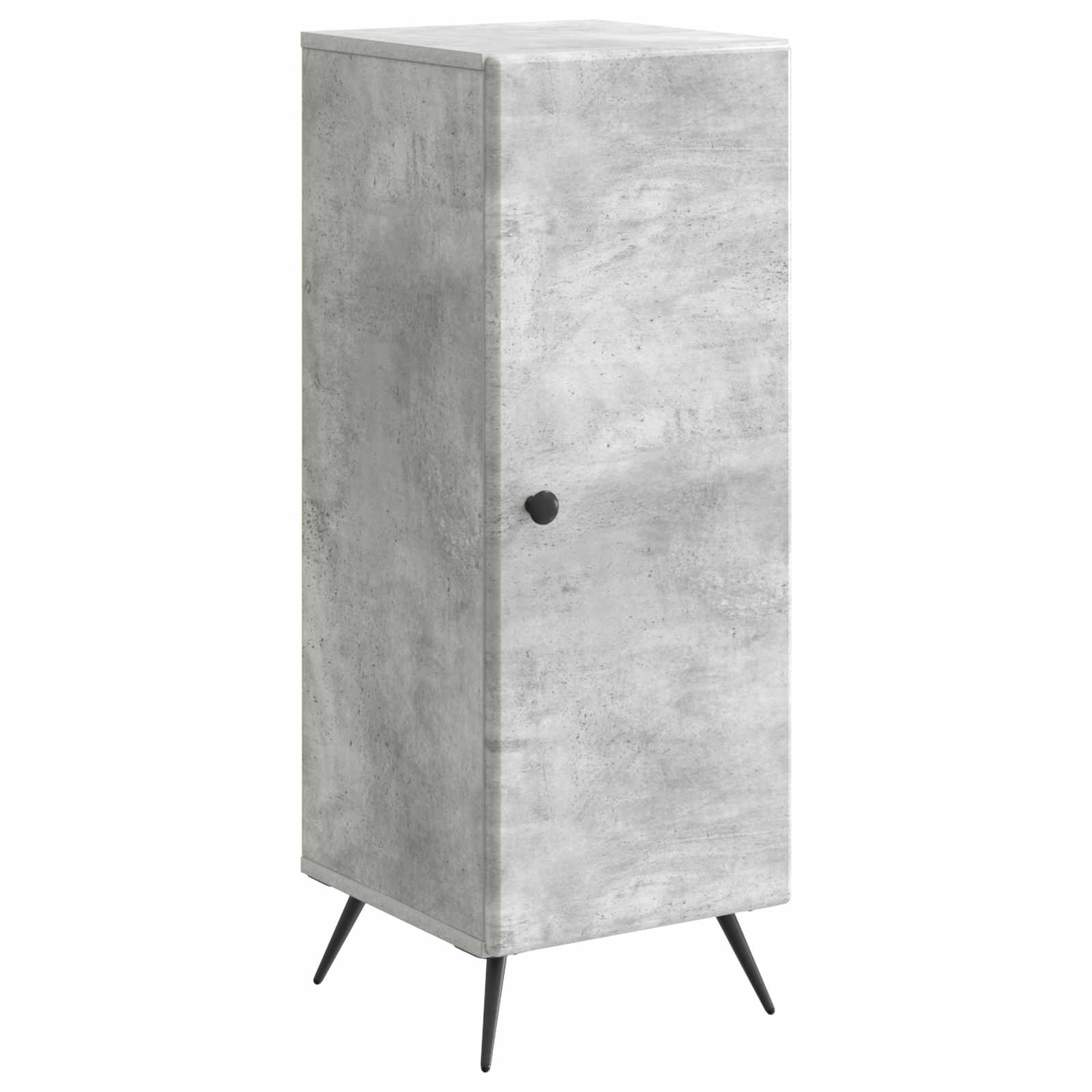 Buffet cinzento cimento 33 x 34,5 x 90 cm derivados de madeira
