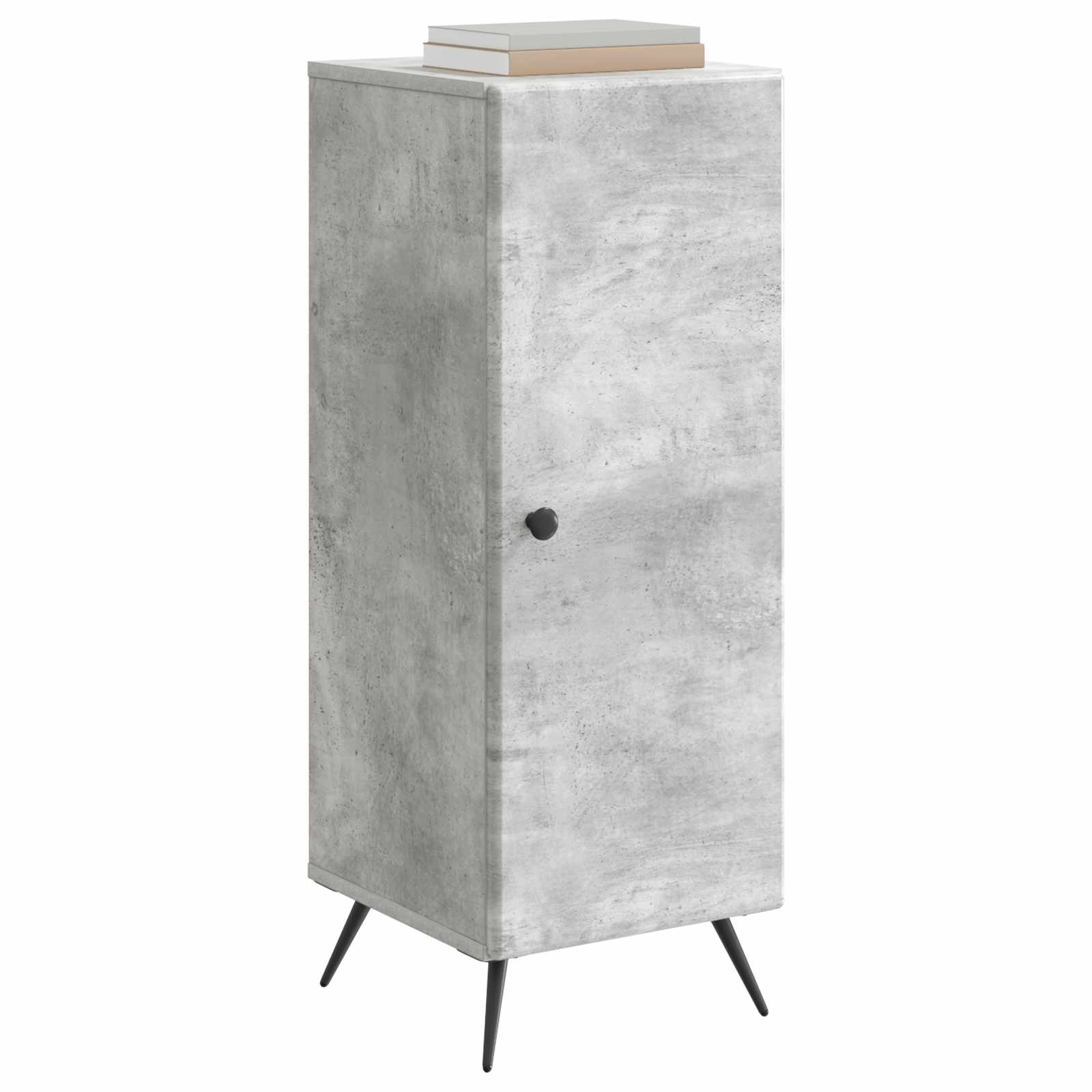 Buffet cinzento cimento 33 x 34,5 x 90 cm derivados de madeira