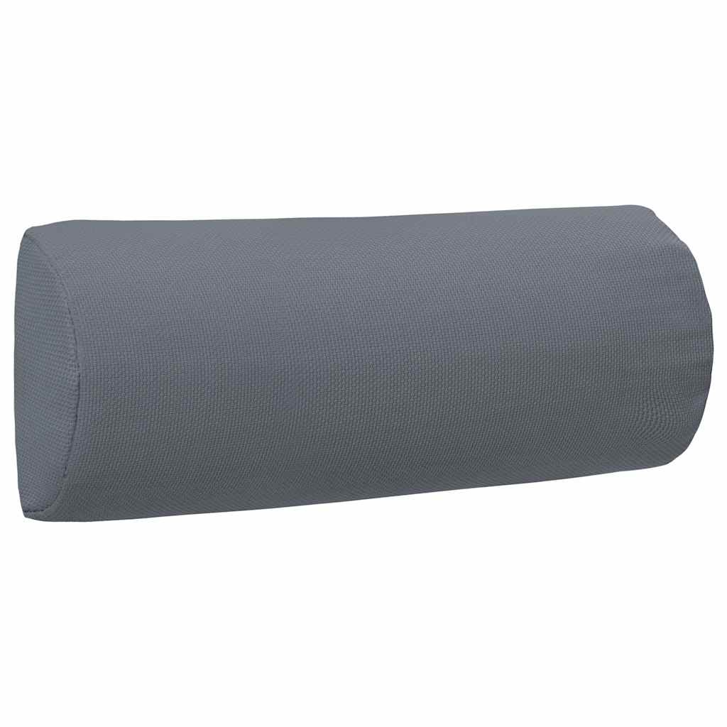 Encosto cabeça cadeira de pátio 40x7,5x15 cm textilene cinza